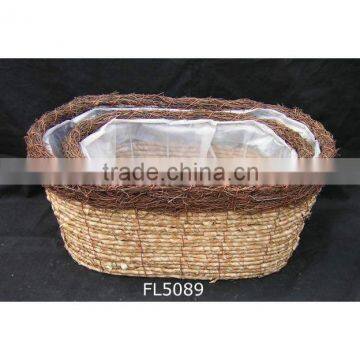 Plant Plaiting Garden Basket