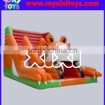 xixi toys Tiger animal figure inflatable slide