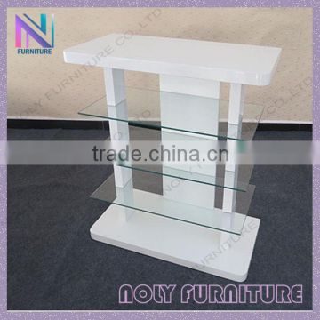 High Quality 4 layersTempered Glass TV Stand Wooden