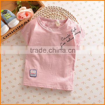 2016 new Korean Dongguk door wholesale kids children English cotton short sleeved T-shirt on behalf of letters