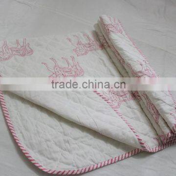 Washable Baby Quilt Cotton Baby Quilt Crib Quilt for Baby 40" photo-3