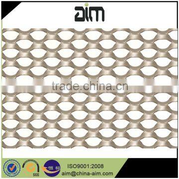 Decorative Expanded Light Weight Aluminum Diamond Metal Mesh