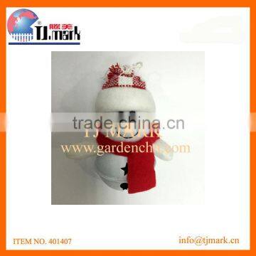 RINGBELL SNOWMAN XMAS DECOR BELL SNOWMAN JINGLE BELL