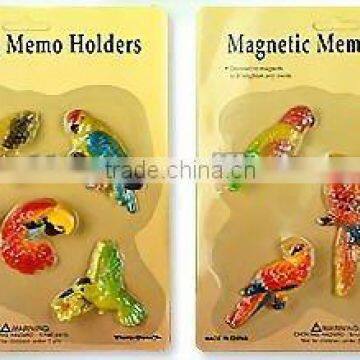 Magnetic memo holder