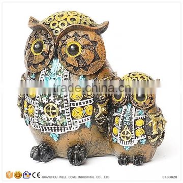 Latest Products in Market Resin Owl Father and Son Satues