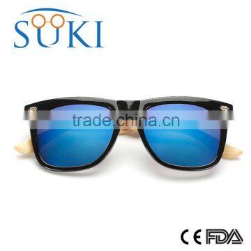 Wooden Temple Sunglasses Cheap Plastic Frame Wooden Glasses Dark Lens Sunglasses photo-5