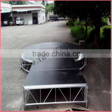 Outdoor aluminum portable assembly concert stage