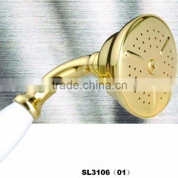 Single function handset brass hand shower