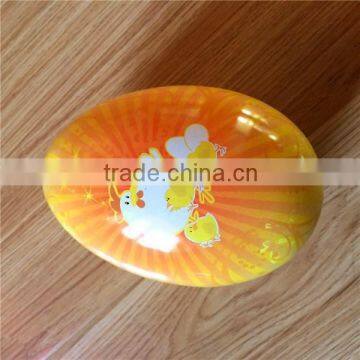 Luxury china made egg shape tin can for jewellery