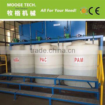 Effluent treatment plant /system/equipment for plastic recycling line