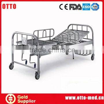 Two function stainless steel antique hospital beds