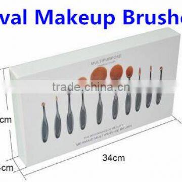 Professional Oval Makeup Brush Cosmetic Foundation Cream Powder Blush Makeup Tool