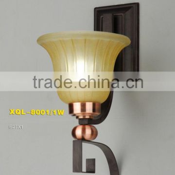 elegant iron wall lamp,glass wall lamp