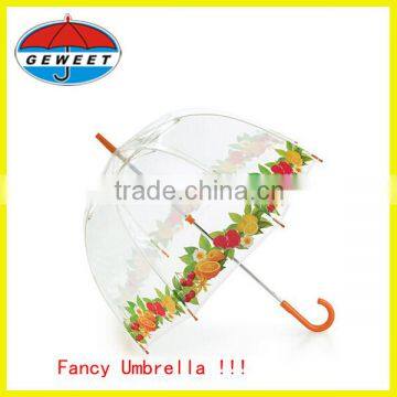 Hot sale popular fashion design transparent dome umbrella