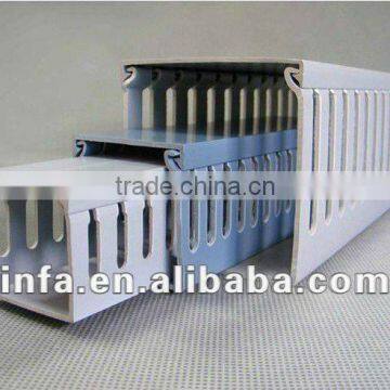 slotted cable trunking /plastic pvc cbale duct