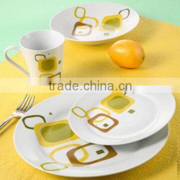 nice design tableware round dinner set