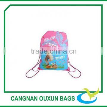 Factory direct sale recyled kids gift drawstring bags