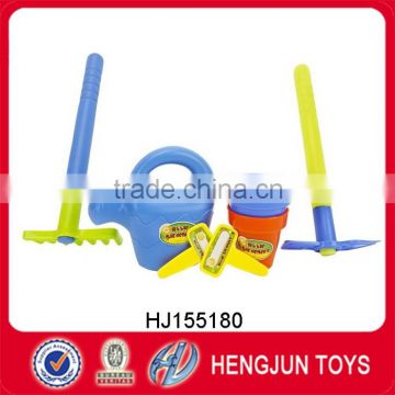 promotional cheap toys 7 pcs plastic garden tools set