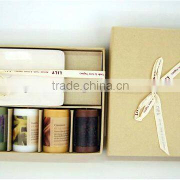 simple flat custom candle paper box/packing box wholesale for gift packing