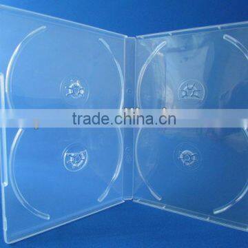 14mm super clear 4-dvd case(without tray)