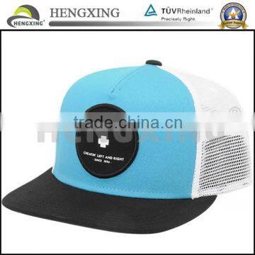 Hot selling flat bill custom wholesale mesh hats