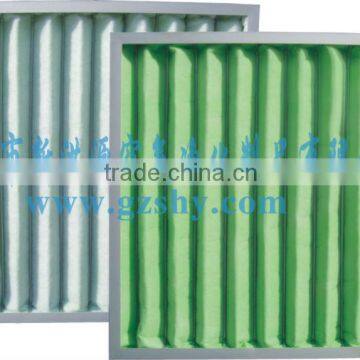 SHW galvanized frame panel filter