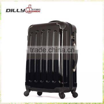 abs and pc hard shell travel luggage with 4 wheels, abs trolley luggage