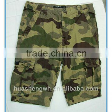 fashion style 100% cotton men's cargo shorts