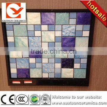 light and dark blue mosaic swimming pool tile