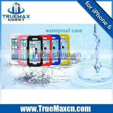 Hot Selling for iPhone 6 Waterproof Case, for iPhone 6 PC + Silicone Case