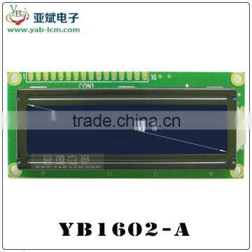 1602 16x2 Monochrome character lcd display glass module 1602 lcd display