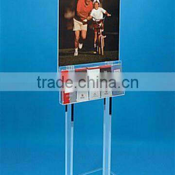 beautiful clear acrylic brochure holder,acrylic brochure holder standee,leaflet holder manufacturer
