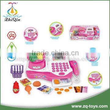 Preschool plastic supermarket toy cash register for children