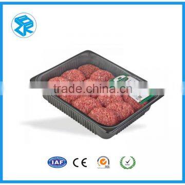 plastic biodegradable PET meat tray