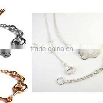 Fashion metal fall horse Necklace with bracelet jewelry set ,Customized Colors or LOGO and OEM design accept