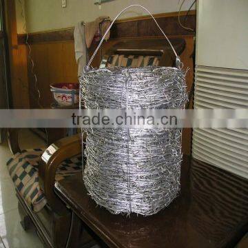 hot dipped galvanized 12*12 types barbed wire for philippines