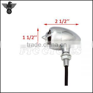 Tribar Smoke Turn Signal Vintage Motorcycle Indicator for Ducati Custom photo-6