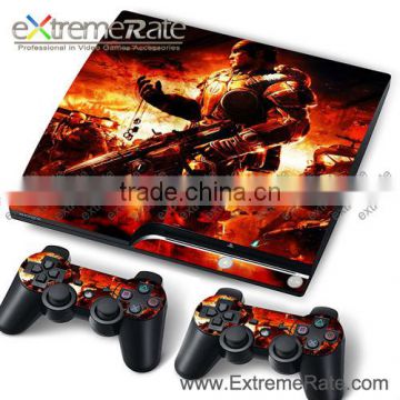 Latest Popular Cross Fire War Decal Cover For PS3 Slim Console Controller