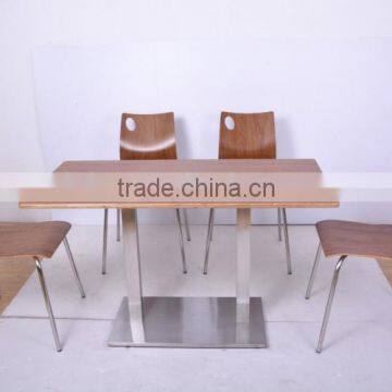 Restaurant Fireretardant Table and Chair Easy Cleaned and Scratch Proof Furniture (FOH-NCP15-13)