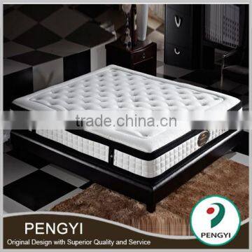 Modern bedroom furniture Euro top pocket spring mattress, individual pocket spring mattress