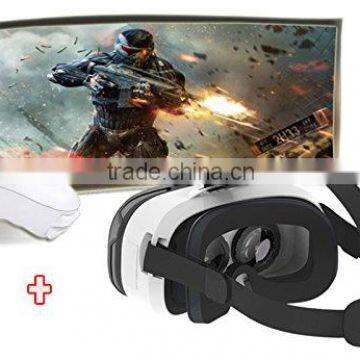 InewVision Virtual Reality 3D Glasses With Bluetooth Remote Controller Virtual Glasses (VR Headset With Remote)