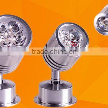 Standing 1w 3w 5w led mini spot light 12v 220v for display ( White/silver/black finishing)