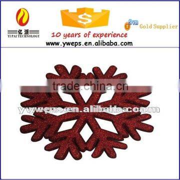 YIWU Sale Hot Wholesale Glitter Colorful Snow Flake/polyfoam Colorful Glitter Craft Snow Flake photo-4