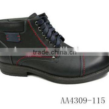Mens PU Cheap Work Boots Camper Boots With Outsole photo-2