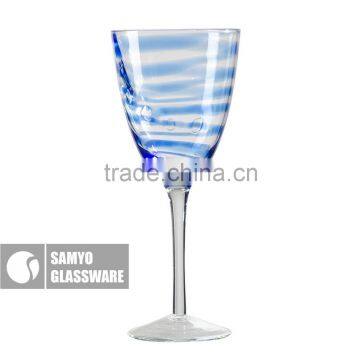 SAMYO handmade wholesale fashion spiral wine glass