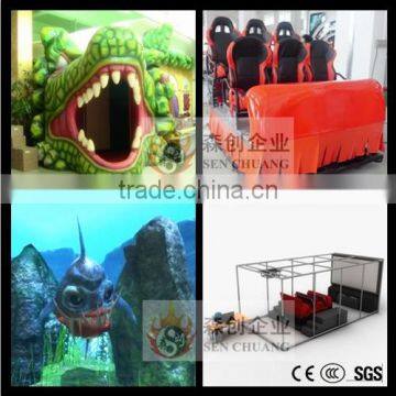 2014 Amusement Park Machine indoor 9 seats 7d cinema system