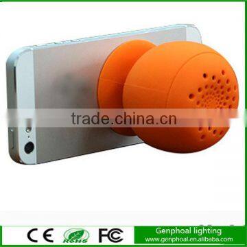 Portable Silicone Waterproof Sucker Speaker Bluetooth Speakerphone photo-3