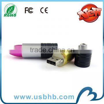 Lipstick Shape Wholesale Bulk Promotional Cheap Pendrive photo-2