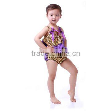 modern fashion summer kids urban wear wholesale mermaid outfits swing top bloomer sets