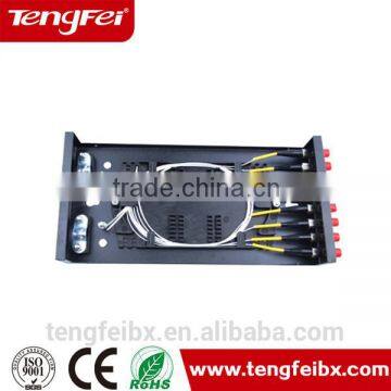 Outdoor/Indoor fiber optic 12 core optic fiber splice tray for odf